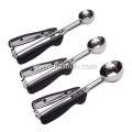 Stainless Steel Ice Cream Scoop with Good Grips